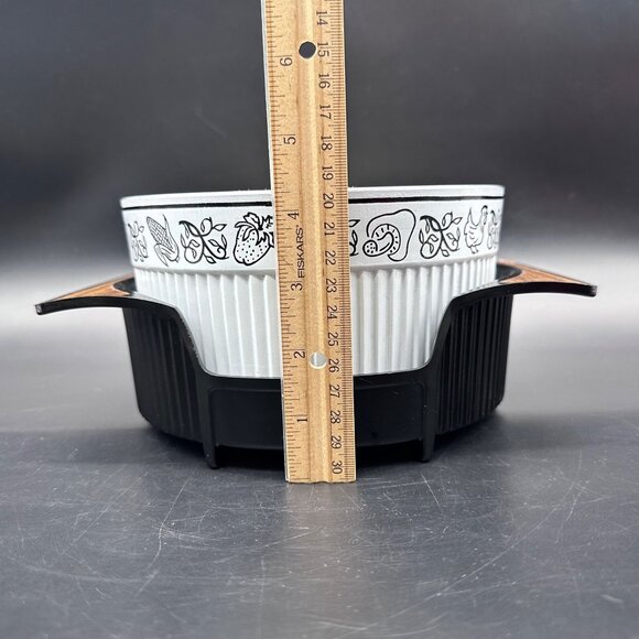 Vintage Nordic Ware La Soufflee Souffle Dish Casserole Table Server 1970s Retro - Picture 9 of 10